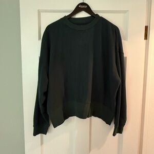 SET Active Dark Green Sweatshirt Sz L